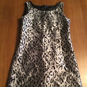MAGGIE BREEN Girls’ Silver & Black Cheetah Jumper